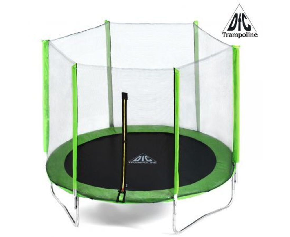 Батут DFC Trampoline Fitness 8 футов с сеткой 8FT-TR-LG