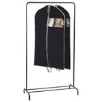 Чехлы для одежды на молнии с ручками дорожный 60х100 см, КОМПЛЕКТ 2 шт,. черный, SHAMAANI (ШАМААНИ), 609601