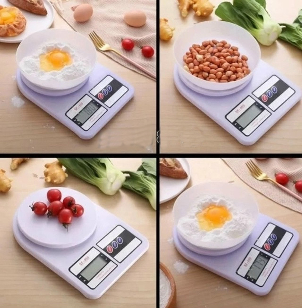 Весы кухонные SF-400, батарейки в комплекте