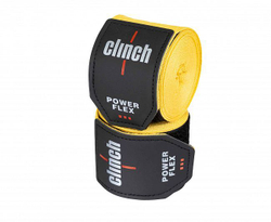 Бинты боксерские Clinch Boxing Hand Wrap Power Flex желтые C239