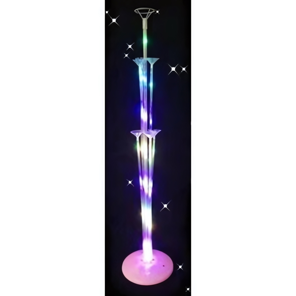 Подставка для шаров светящаяся «Праздник» (основа, 7 палочек с держателями)