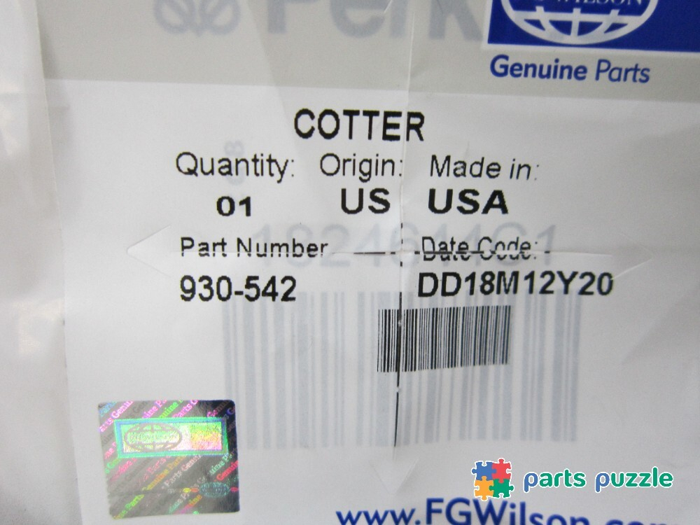 Сухарь впускного /выпускного клапана / COTTER АРТ: 930-542