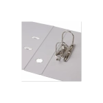 Регистратор 70мм BRAUBERG двухсторонний ПВХ, см. инф. окно серый