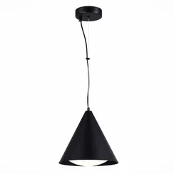 SL6501.403.01 Светильник подвесной ST-Luce Черный/Черный LED 1*7W 3000K ТРЕЗО