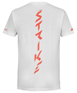 Детская теннисная футболка Babolat Strike Cotton T-Shirt Jr - White