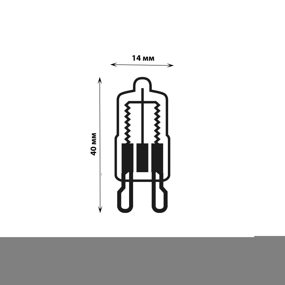 JCD-CL-60-G9 Лампа галогенная Картонная коробка