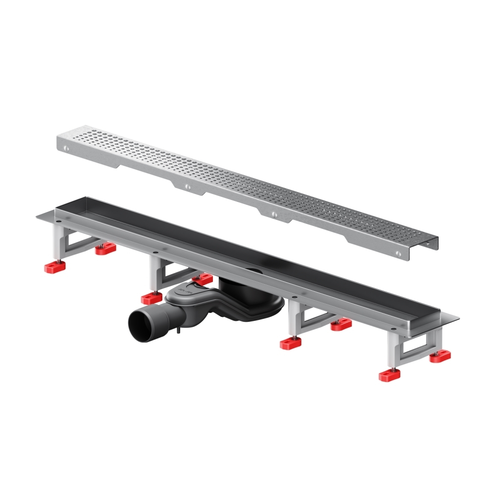 Трап для душа линейный, универсальный затвор Cut Gradient, 70 см AM.PM MasterFlow W01SC-P11-070-01SB