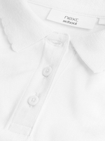 Поло школьное для девочки Next 215-735, 2 шт., Белый