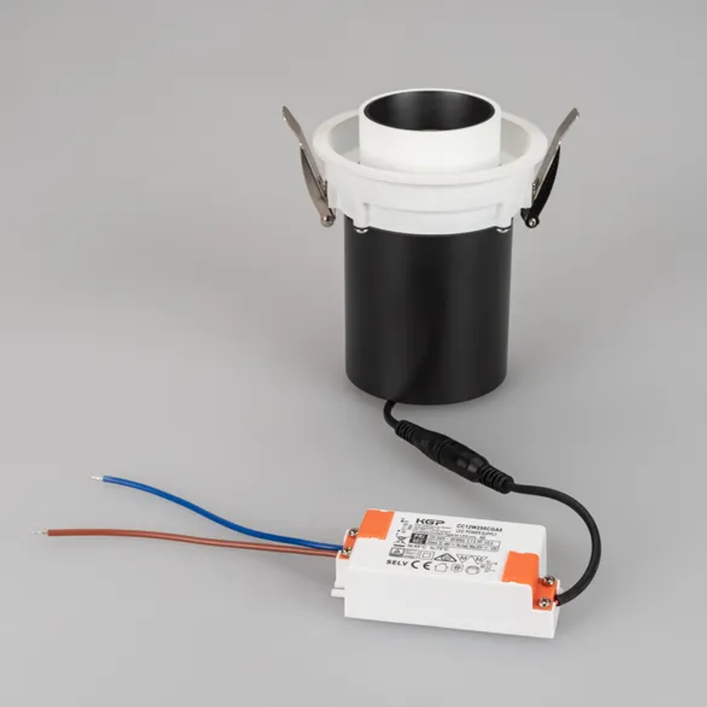 Светильник LTD-PULL-R100-10W Day4000 (WH, 24 deg, 230V) (Arlight, IP20 Металл, 5 лет) 031364