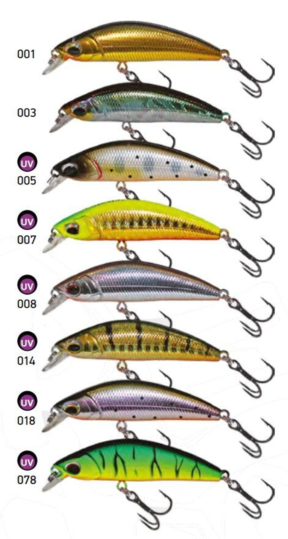 Воблер для рыбалки GARLETTA 60S-078 6,4 г., тонущий