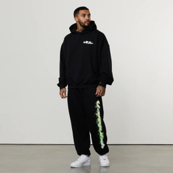 Толстовка VANQUISH Acid Oversized Hoodie Black