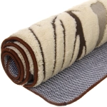 Коврик для ванной 80*120"Флора» бежевый