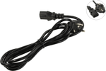 5bites &lt;PC207-18A&gt; Кабель компьютер - розетка 220V 1.8м Европейский стандарт, Г-образный