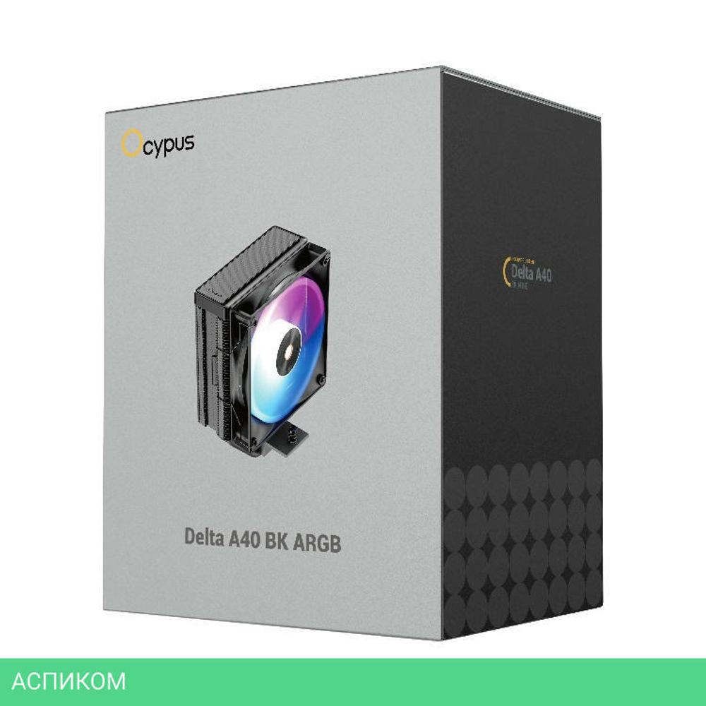 Кулер для процессора Ocypus Delta A40 ARGB BK (Delta-A40-BK1NAWN00X-GL)