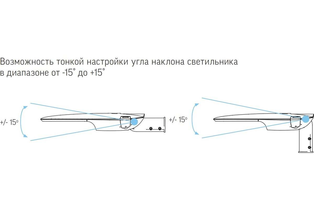 Светодиодный светильник VARTON уличный Tornado Road крепление на консоль 240Вт 5000 K RAL7045 серый муар