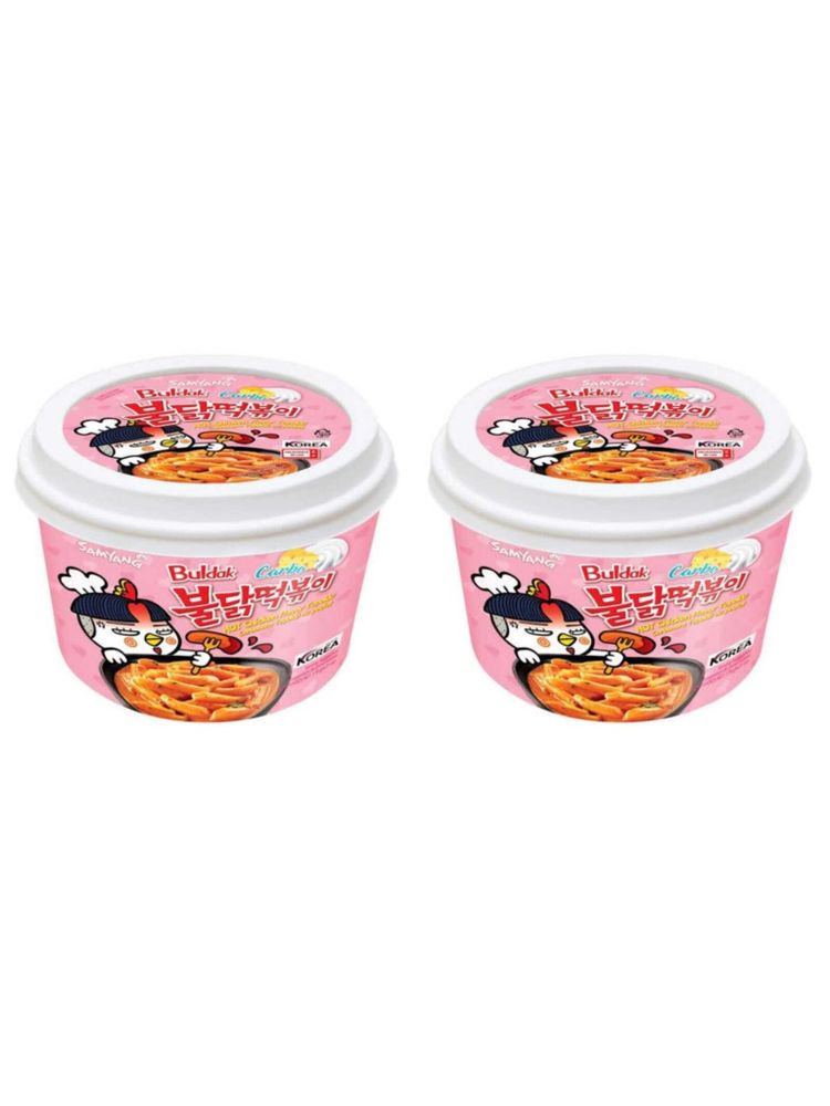 Рисовые палочки Токпокки Samyang Карбонара 179 г 2 шт