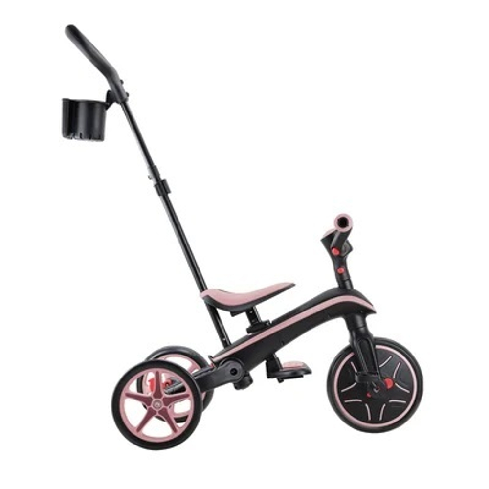 Велосипед-беговел Globber Trike Explorer Foldable 4 в 1 Deep Pastel Pink