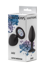 Анальная пробка Emotions Cutie Medium Black moonstone crystal 4012-08Lola