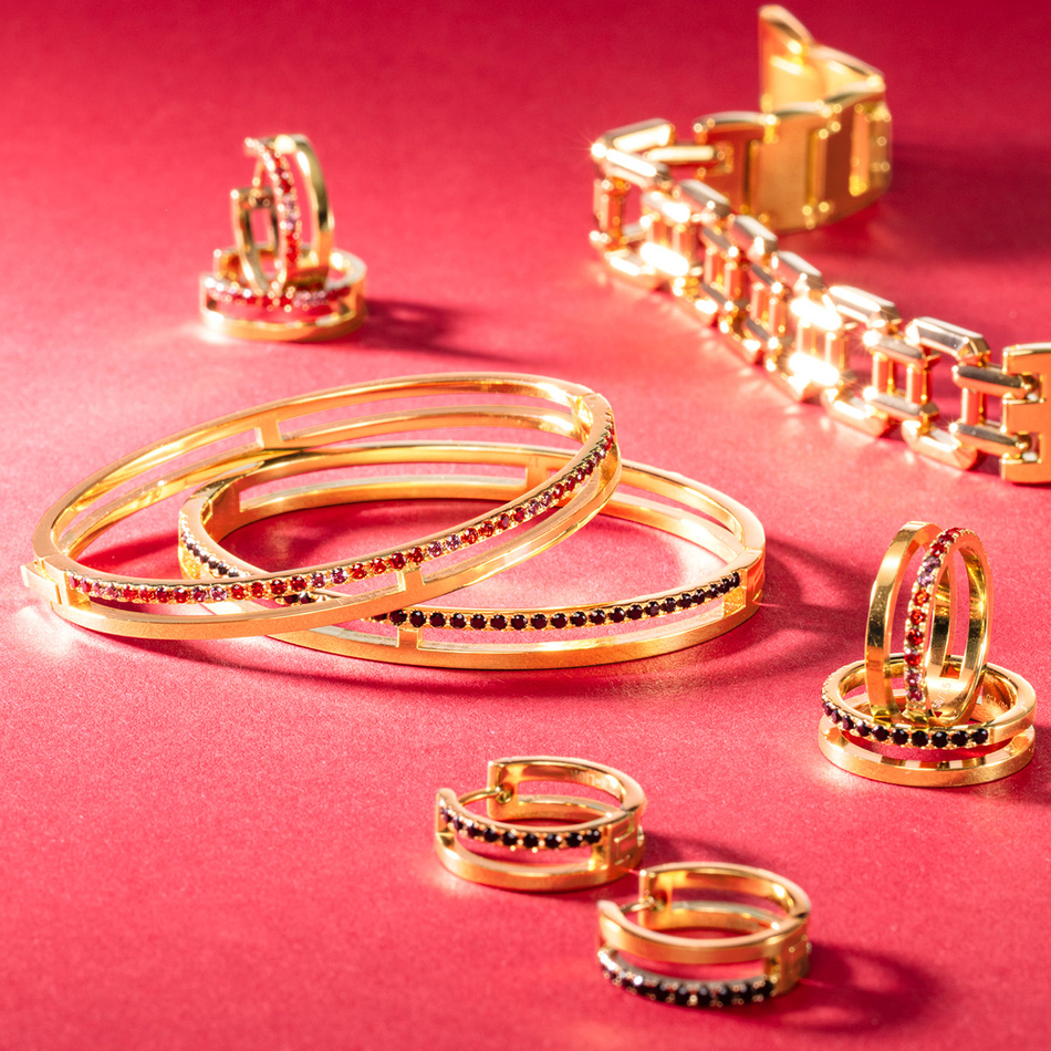 Кольцо Coeur de Lion Red-Gold 0136/40-0316 60