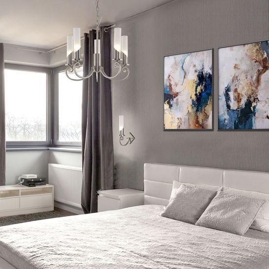 60117/1 / настенный светильник / никель