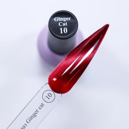 SoLa Гель-лак Ginger Cat 10 Кошачий глаз, 10мл