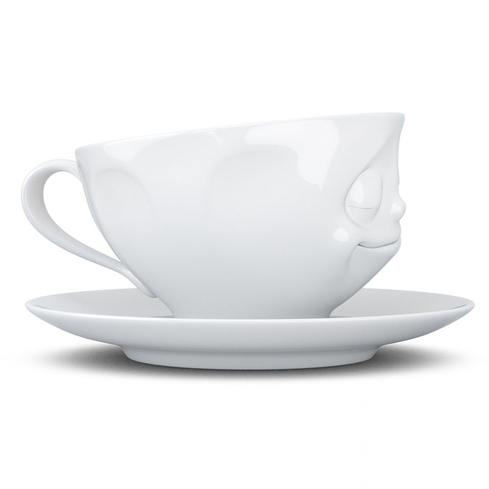 Чайная пара Happy, 200 мл, белая