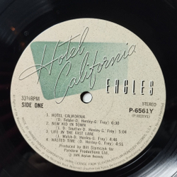 Винтажная виниловая пластинка LP Eagles Hotel California (Japan 1981) (No Obi) Life In The Fast Lane