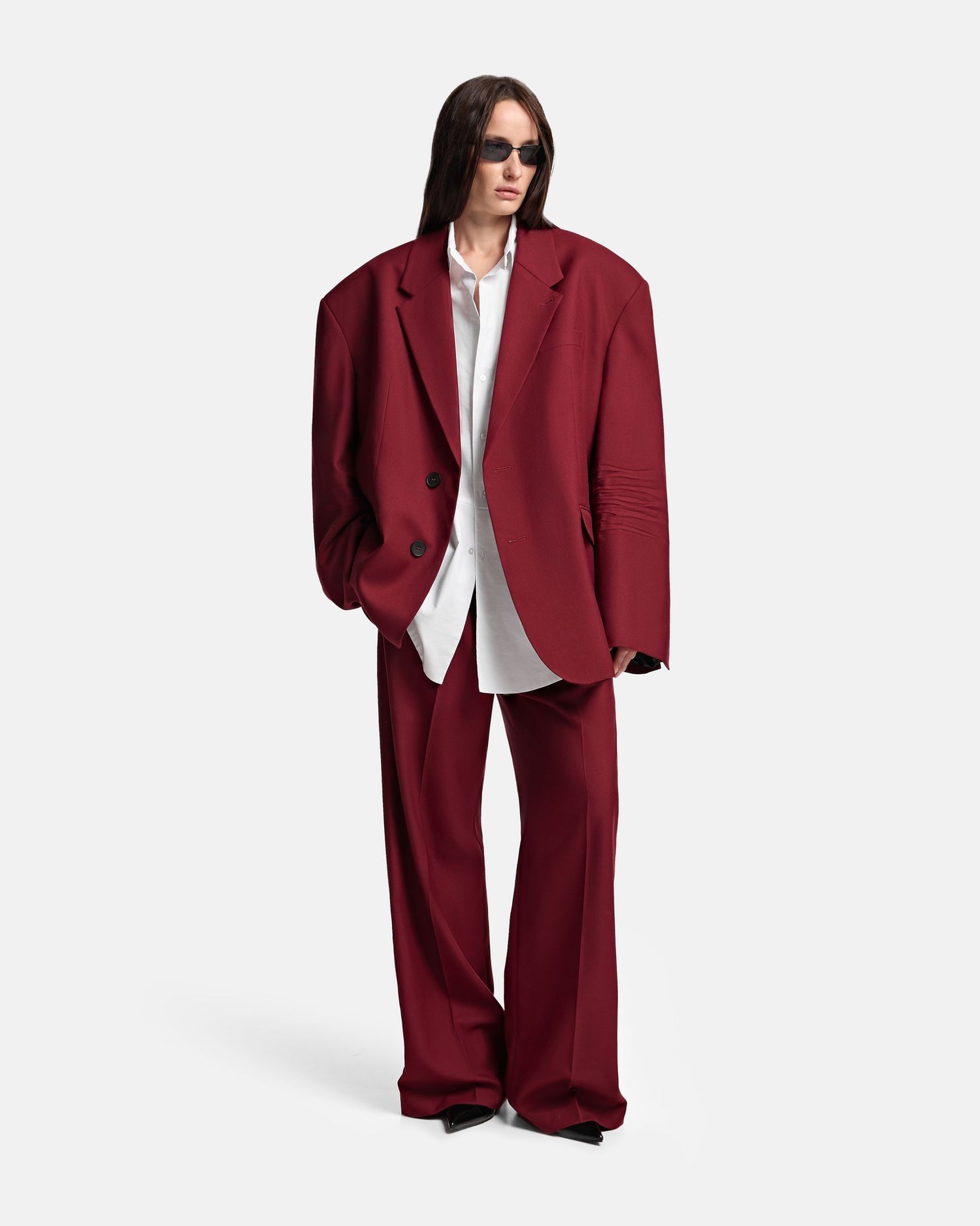 Пиджак over с замятостями