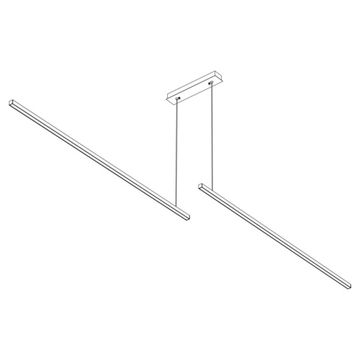 Светильник подвесной с диммером 60W 3000К/4000К/5500К CL203221 чёрный Стиг Citilux