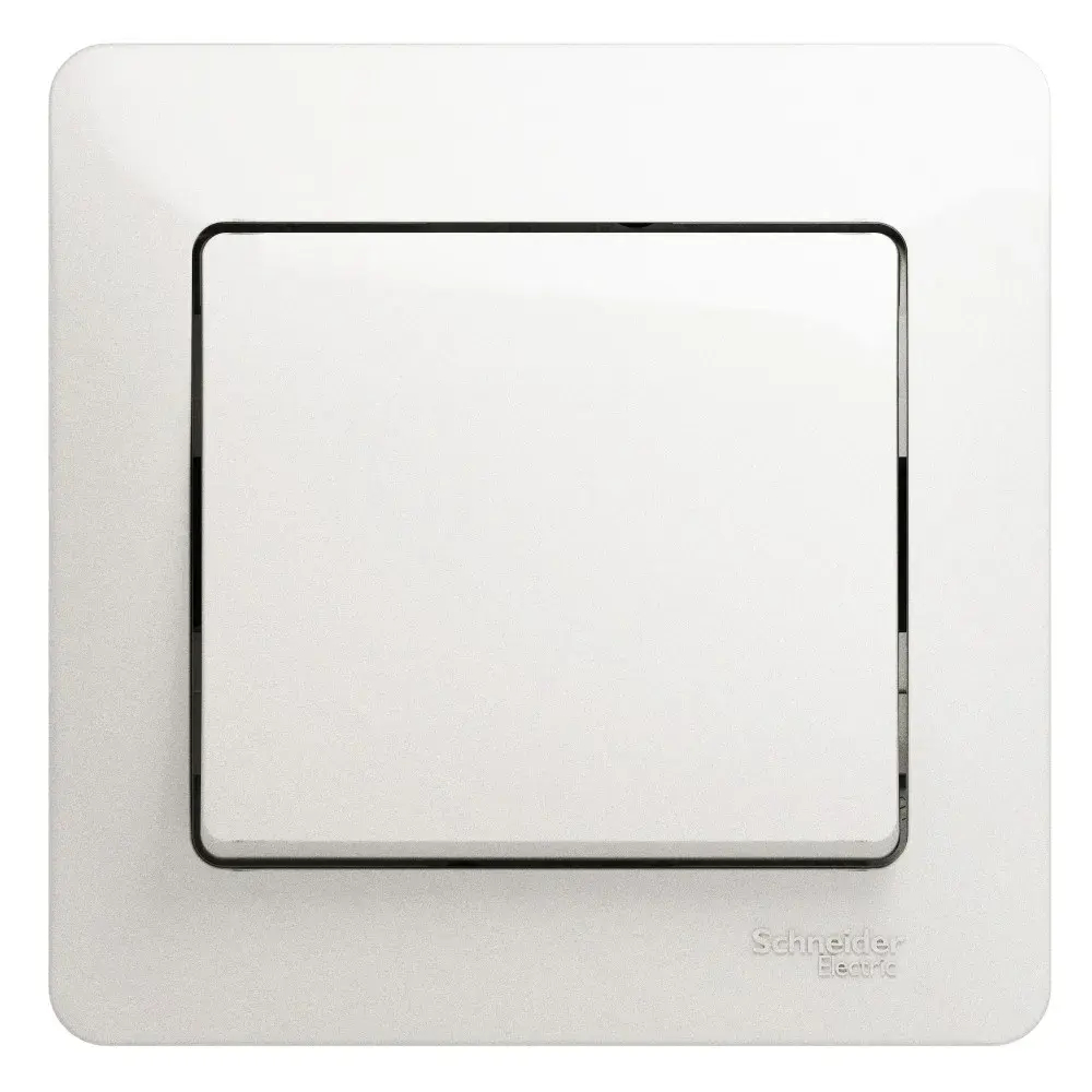 GLOSSA 1-клавишный ВЫКЛЮЧАТЕЛЬ, сх.1, 10АХ, в сборе, ПЕРЛАМУТР