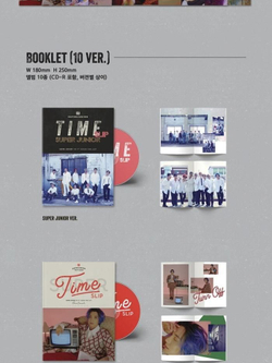 Альбом Super Junior - Time Slip 9th Album 10 Version SET