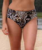 Плавки с боковой регуляцией и цветочным рисунком (Размер: L) (Цвет: разноцветный)