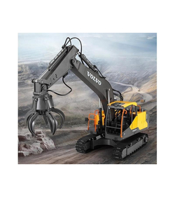 Радиоуправляемый экскаватор Double Eagle Volvo EC160E 1:16 2.4G, ковш