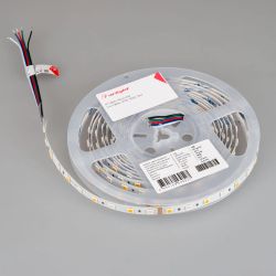 Светодиодная лента RT-B60-10mm 24V RGBW-Day (14.4 W/m, IP20, 5060, 5m) (Arlight, Открытый) 018326(2)