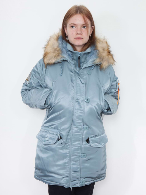 Куртка Аляска Женская - Apolloget Alaska Wmn (голубая - light blue)