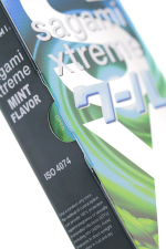 Презервативы "Sagami Xtreme Mint " с охлаждающим эффектом, латекс, 10 шт.