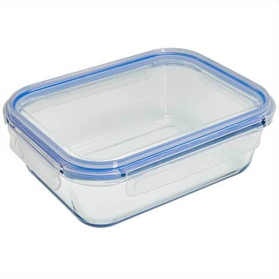 Форма для запекания прямоугольная 1,6 л, 22,2×16,6×6,8 см из жаропрочного стекла с герметичной крышк