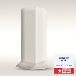 Внешний угол алюминиевый Русский Профиль, 100 мм