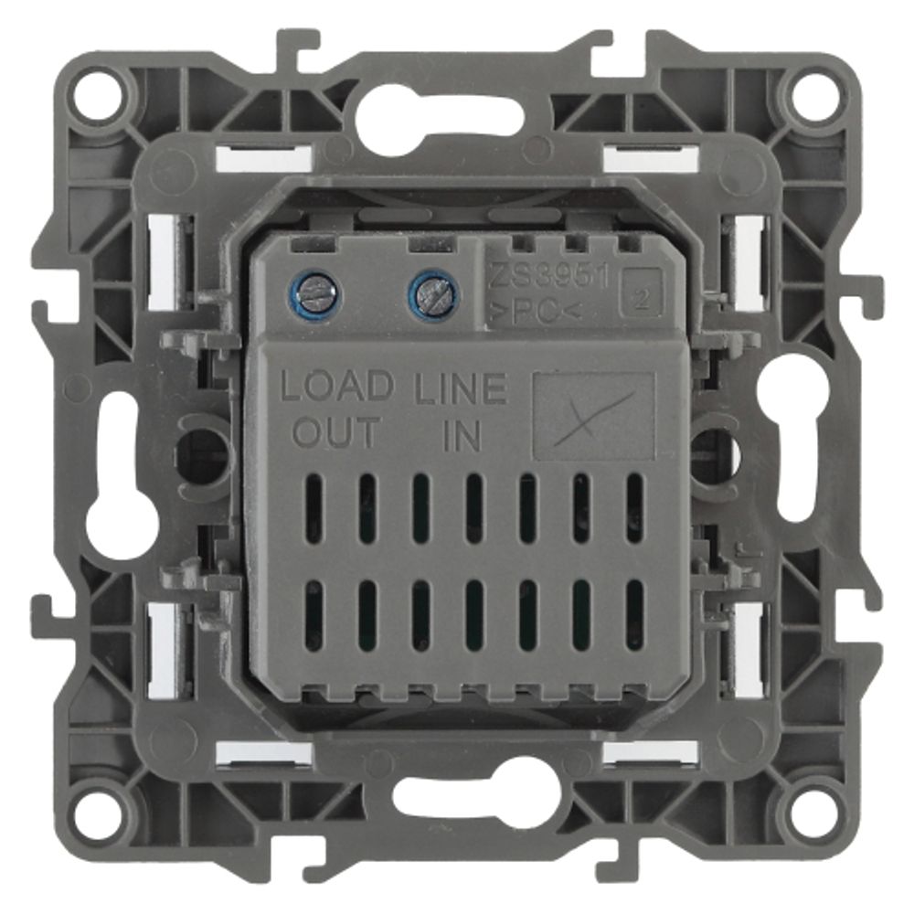 12-4101-12 ЭРА Светорегулятор поворотно-нажимной, 400ВА 230В, IP20, Эра12, графит