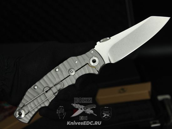 Складной нож Steelclaw frits c клинком из стали D2, рукоять G10 / Титановый сплав Titanium TC4 Aloy