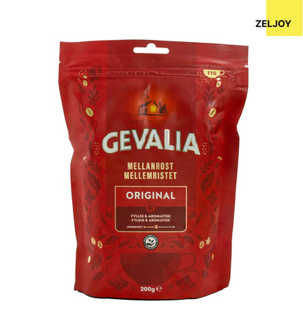 Кофе растворимый Gevalia Original 200 гр (м/у)