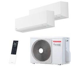 Мультисплит система на 2 комнаты Toshiba RAS-B10G3KVSG-E x 2 / RAS-2M18G3AVG-E