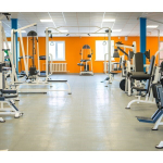 Покрытие для тренажерного зала GYMpol 25х25х0,5 см (фактура монета) до 50 м2 Черный