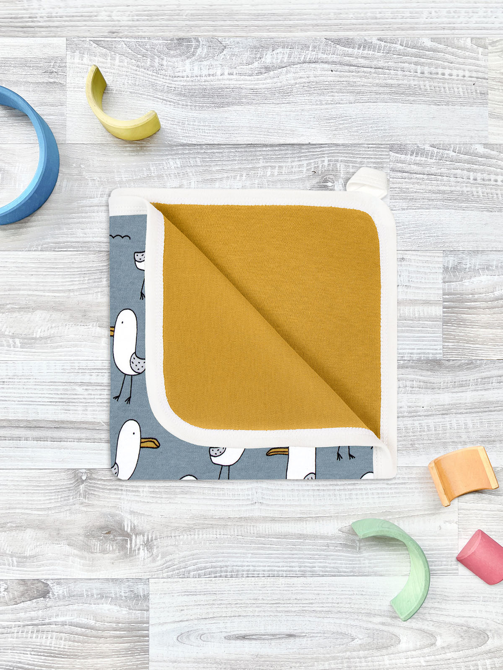 Двусторонний плед Mjölk Чайки