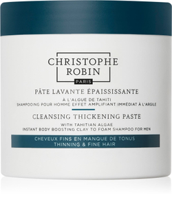 Christophe Robin Cleansing Thickening Paste with Tahitian Algae - отшелушивающий шампунь для ослабленных и выпадающих волос /   250  ml  / GTIN 5056379590661