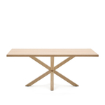 Стол Arya 200x100 дуб со стальными ножками под дерево