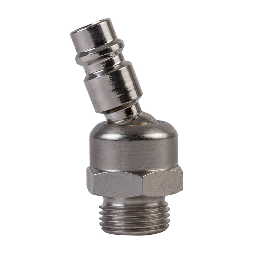 WDK-83KM Штекер быстроразъемного EU соединения с подвижным шарниром, резьба M 3/8“