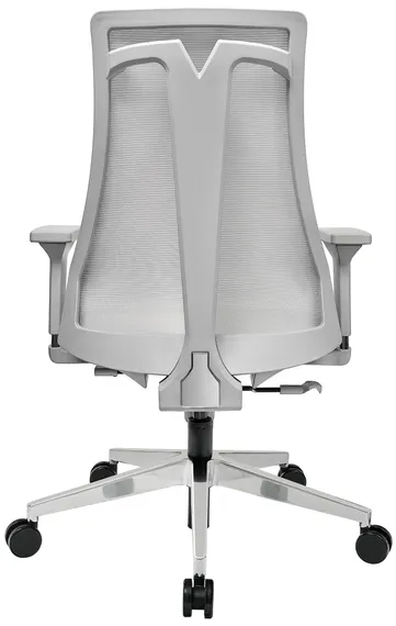 Офисное кресло Air-Chair серый пластик, база хром