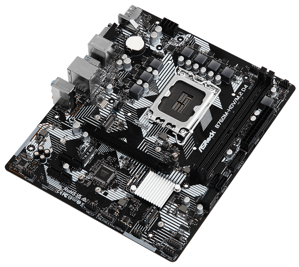 Материнская плата mATX ASRock B760M-HDV/M.2 D4