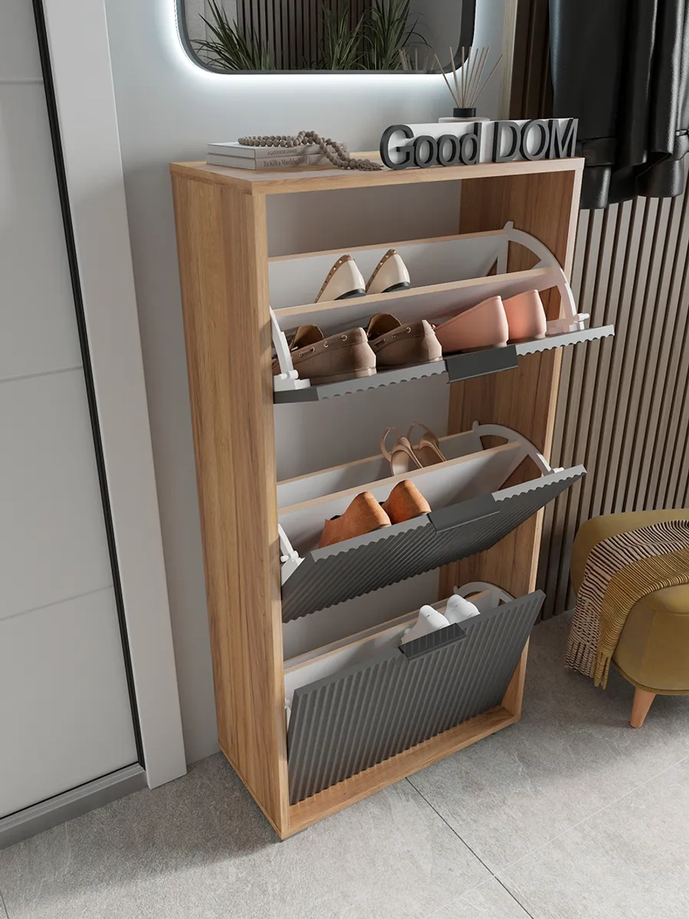 Обувница в прихожую закрытая